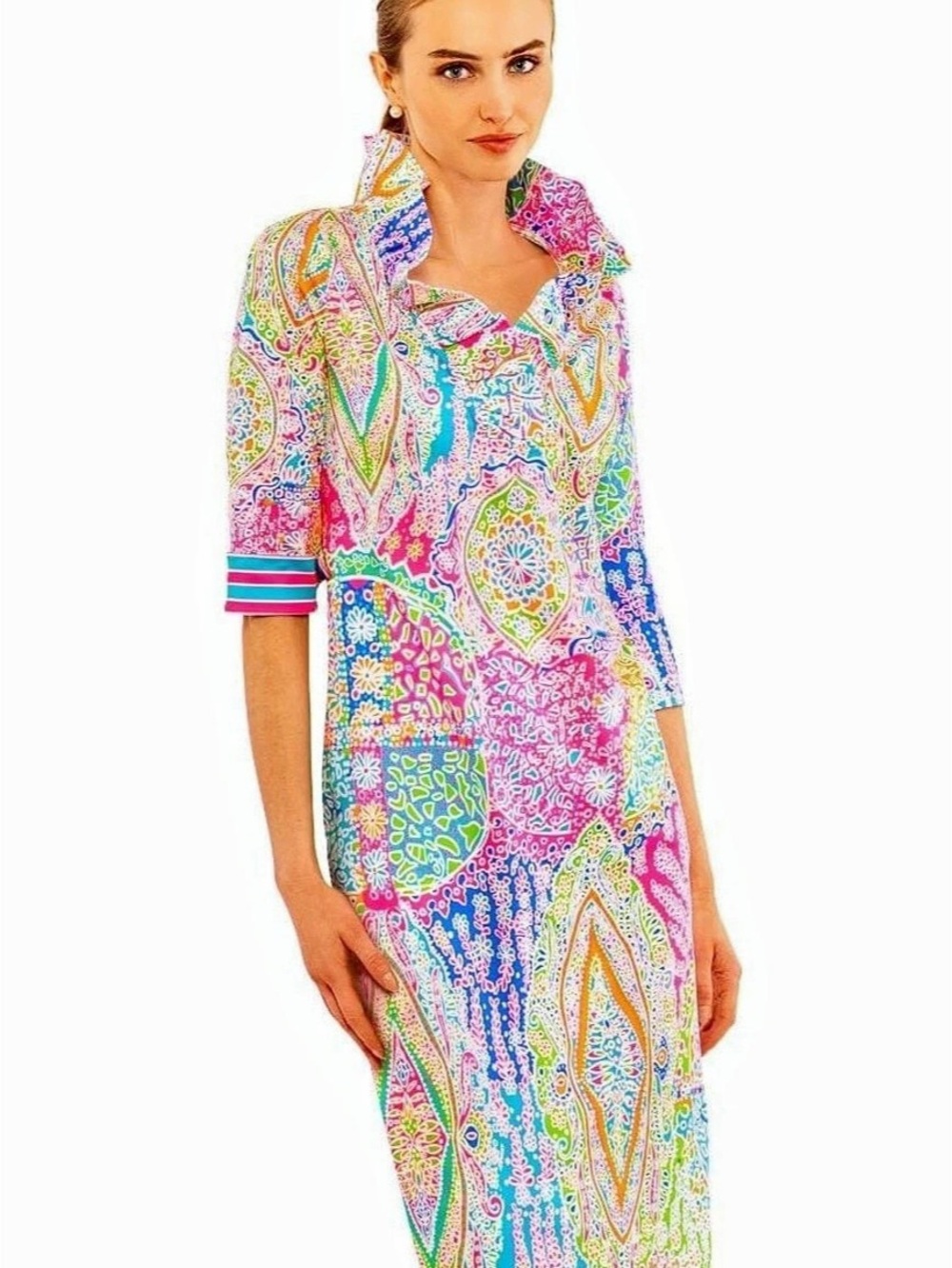 Gretchen Scott Dress - Grand Bazaar Ruffneck Grand Bazaar Midi Dress Medium NWT